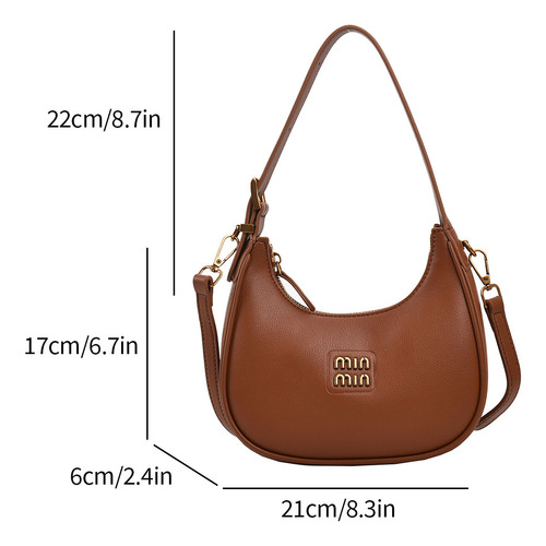 Bolso De Hombro Sencillo Para Axilas, Ligero Y Lujoso, Miu D
