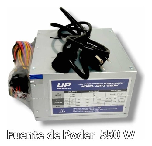 Fuente De Poder Marca Up 550w