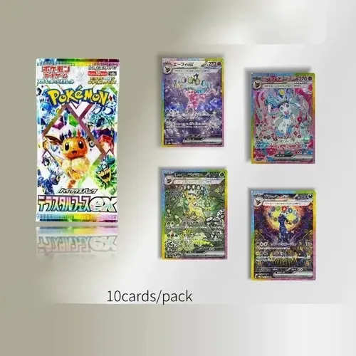 Tcg: Pacote De 1 Pokémon Sv8 A Terastal Festival Ex (10 Cart