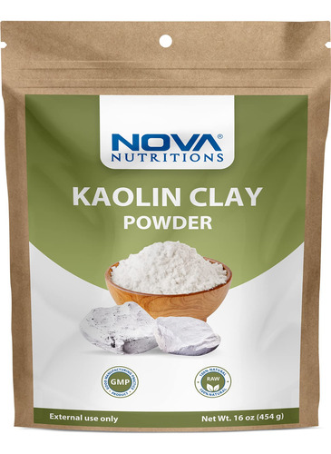 Nova Nutritions Polvo De Caoln 16 Onzas (16.01oz)  Para Cuer