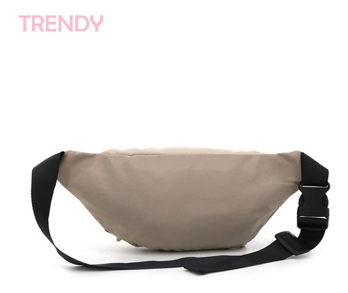 Imagen 3 de 4 de Riñonera Trendy 14851 Vison C/ Bolsillo C/ Cierre Metal