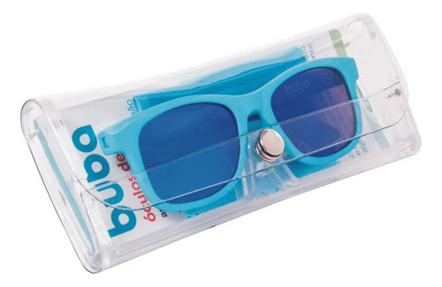Óculos De Sol Infantil Com Proteção Uva-uvb Azul Buba