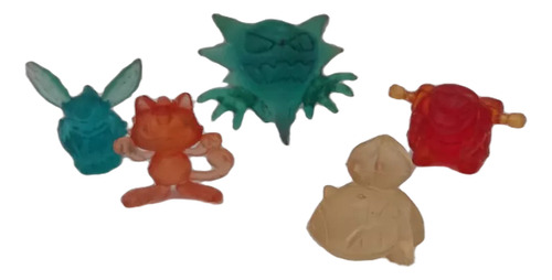 Pokemon Bootleg Primera Generación Lote Plástico Transparent (Usado)