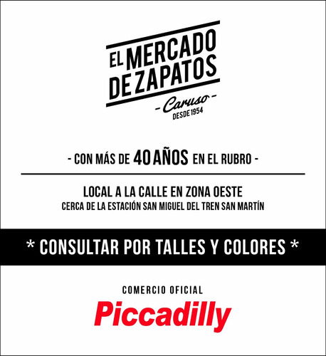 Botineta Piccadilly 745066 Clásicas El Mercado De Zapatos!!