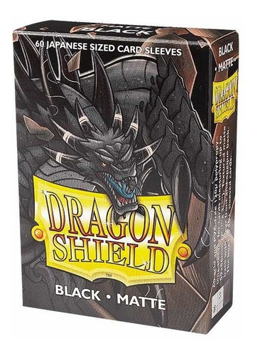 Micas Dragon Shield Black Para Cartas De Yu-gi-oh