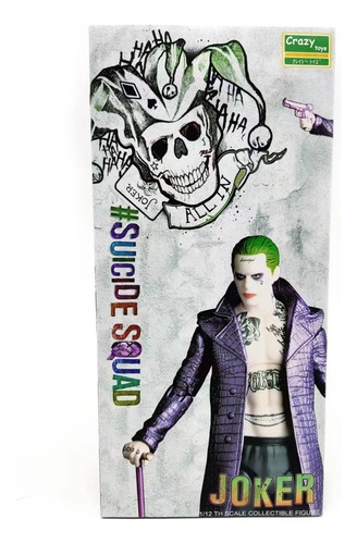 Figura De Acción Crazy Toys 1:12 De Suicide Squad Joker Bjd