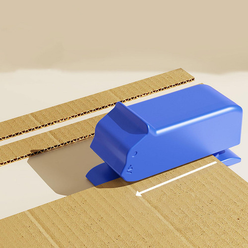 Cardboard Cutter For Cat Scratcher Handheld Compact Blue