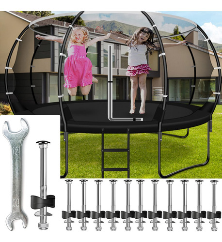 Fhome Paquete De 12 Tornillos Para Cama Elástica, Piezas De