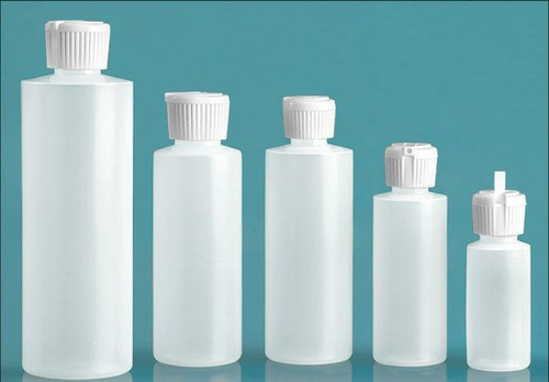 48 Botellas De Plástico De 4 Oz Con Tapa Abatible Flip Top