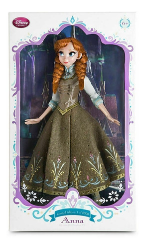 Muñeca Anna Frozen Disney Store Edicion Limitada Verano Nuev