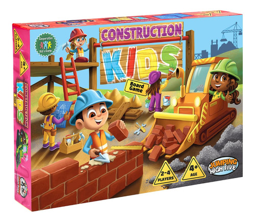 Juego De Mesa Cooperativo Construction Kids Para Niños De 4