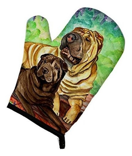 Manopla De Cocina Resistente Al Calor Para Shar Pei Fawn Y C