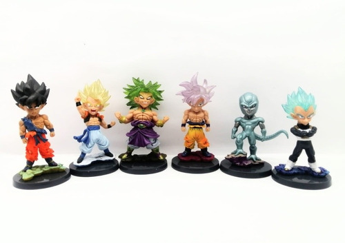 Figuras De Colección Dragon Ball Z X6 Unidades Goku Vegeta | MercadoLibre