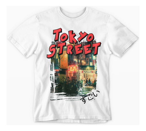Camiseta Retro Tokyo Street Japon