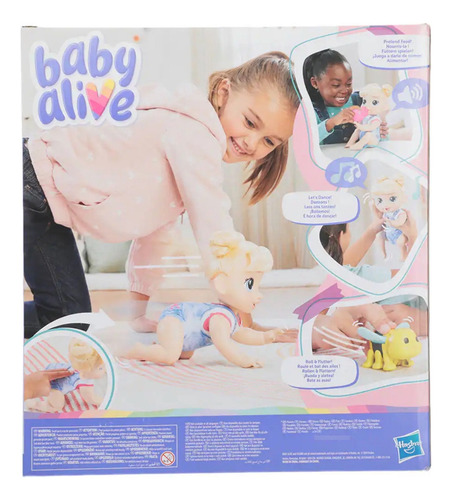 Muñeca Baby Alive Gatea Y Juega