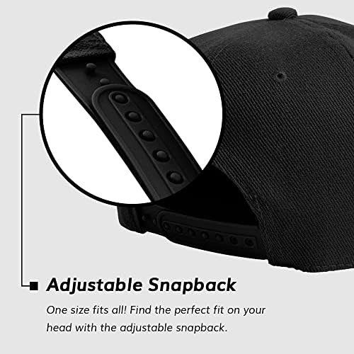 Trejos Tacos Sombrero Snapback Con Visera Plana En Negro Y