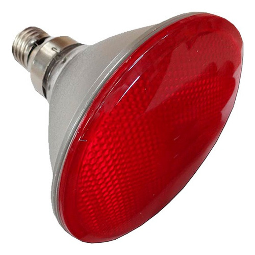 Lampara Par 38 Led Color Rojo Apto Para Exterior Estaca Spot