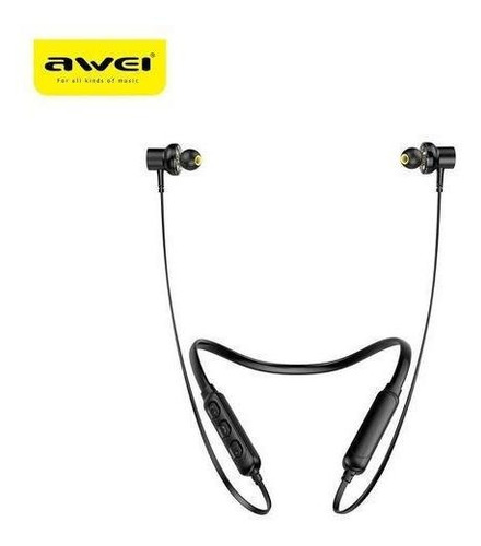 Audífonos Awei G20bl Wireless Inal. Bt Deportivos Negro Kusa