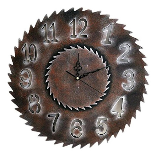 Reloj De Pared Industrial Vintage Labyrinen - Hoja De Sierra