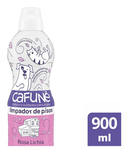 Limpador De Pisos Rosas E Lichia 900ml Cafuné