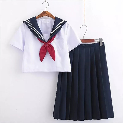 Uniforme De Colegiala De Clase Navy Marinero, Uniforme Escol