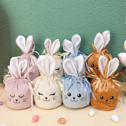 Oreja De Conejo Bonito Con Forma De Conejo De Pascua, Bolsas