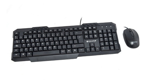 Kit Teclado Mouse Naceb Ergonomico Alambrico Usb Optico, Esp