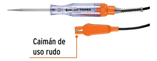 Truper Probador Circuitos Corriente Directa 20 Cm, C/caiman