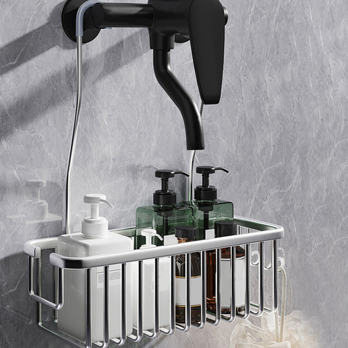 Bnb Estante De Baño De Aluminio Sin Taladrar, Estante De