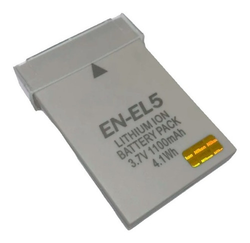 1wh Li-ion gris claro Bateria para Nikon Coolpix 4200 3,7v 1100mah/4 