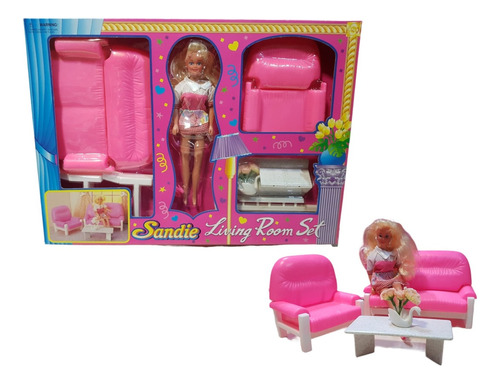 Set Muñeca Living Sandie 28 Cm Jretro