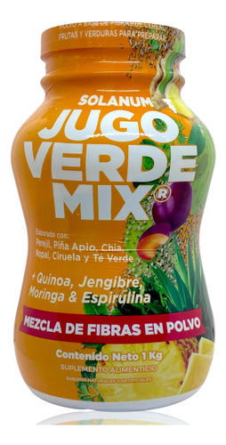 Jugo Verde Mix Quinoa Jengibre Moringa Espirulina 1 Kg Solan