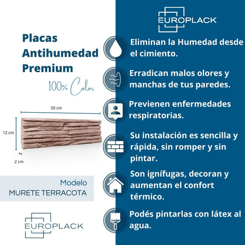 Placas Antihumedad Color Decorativas