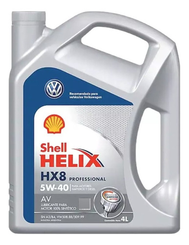 Aceite Shell Helix Hx8 5w-40 Sintético