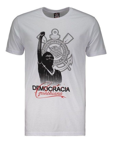 Camiseta Corinthians E Socrates Branca