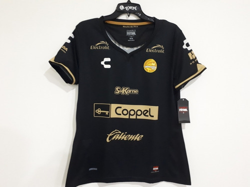 Imagen 4 de 5 de Jersey Dorados Sinaloa Visita Mujer Charly 2015/16 Negro
