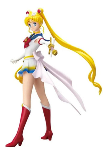 Figura De Colección Serene Con Baculo Anime Sailor Moon 