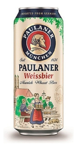 Cerveja Paulaner Weissbier Lata 500ml