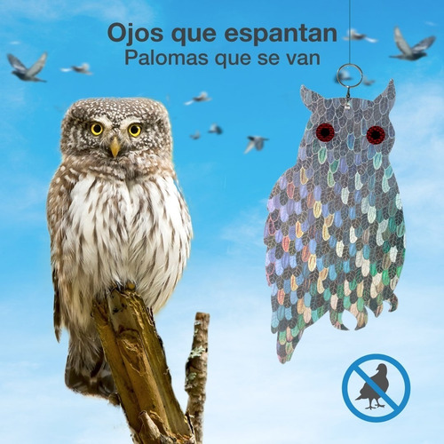 Imagen 10 de 10 de Espanta Aves Modelo Búho Envíos A Lima Y Provincia