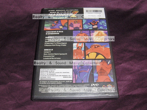 Mazinger Z Vol2 Dvd Doble Hecho En Chile De Coleccion (Usado)