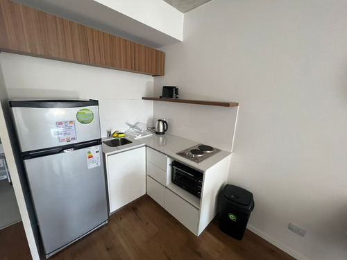 Departamento Monoambiente - Amoblado Con Balcon