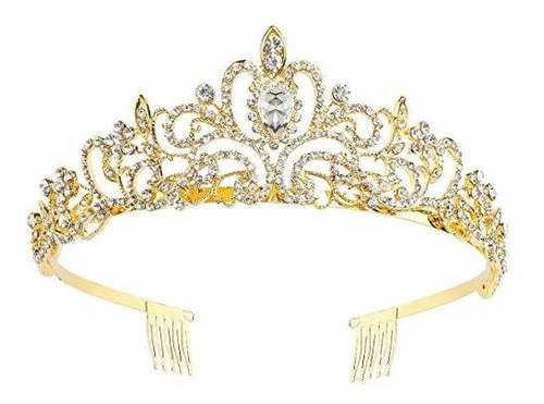 Coronas De Cristal Makone Para Mujeres, Tiaras De Corona De