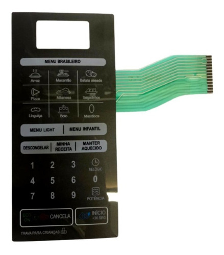 Imagem 1 de 3 de Membrana Teclado Microondas LG Ms3049l / La Ms 3059l / La