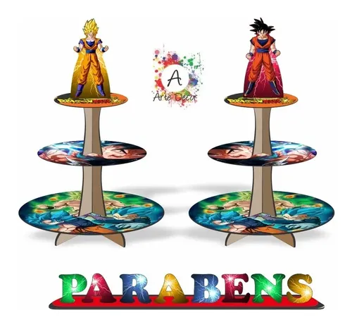 Kit Festa Dragon Ball Z Kit Provençal Bronze P | MercadoLivre