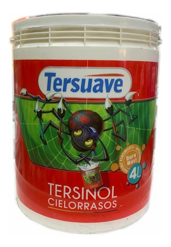 Pintura Para Cielorrasos Antihongo Tersinol Tersuave 20 Lts 