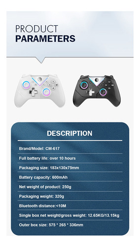 Consola De Juegos Six-axis Con - Macro Programable Wirele