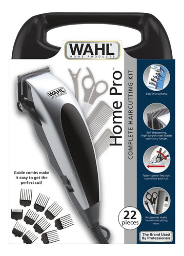 Imagen 3 de 7 de Nueva Maquina Para Cortar Cabello Y Barba Wahl Con 22 Pzas