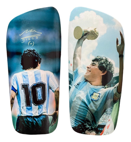 Canilleras Diego Armando Maradona Copa Del Mundo 86 