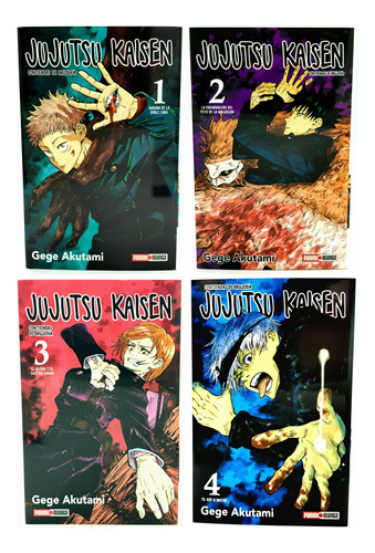 Jujutsu Kaisen 1, 2, 3 Y 4 Manga Panini Pack Español