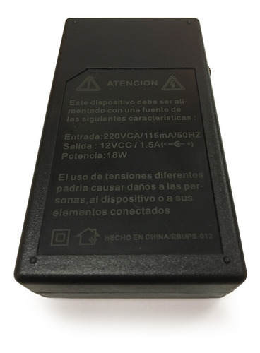 Imagen 3 de 5 de Fuente Batería Portátil Reserva Marcha Mini Ups 12vcc Cronos